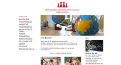 Desktop Screenshot of montessori-berlin-buch.de